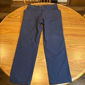 Duluth Trading Flexpedition Relaxed Fit Cargo Pants #75291 Navy 32x34